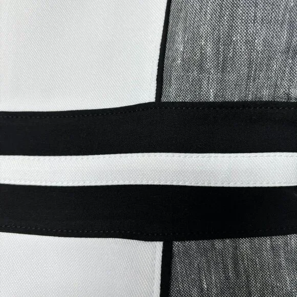 Black & White Sleeveless, Sheath Dress - Picture 4 of 5